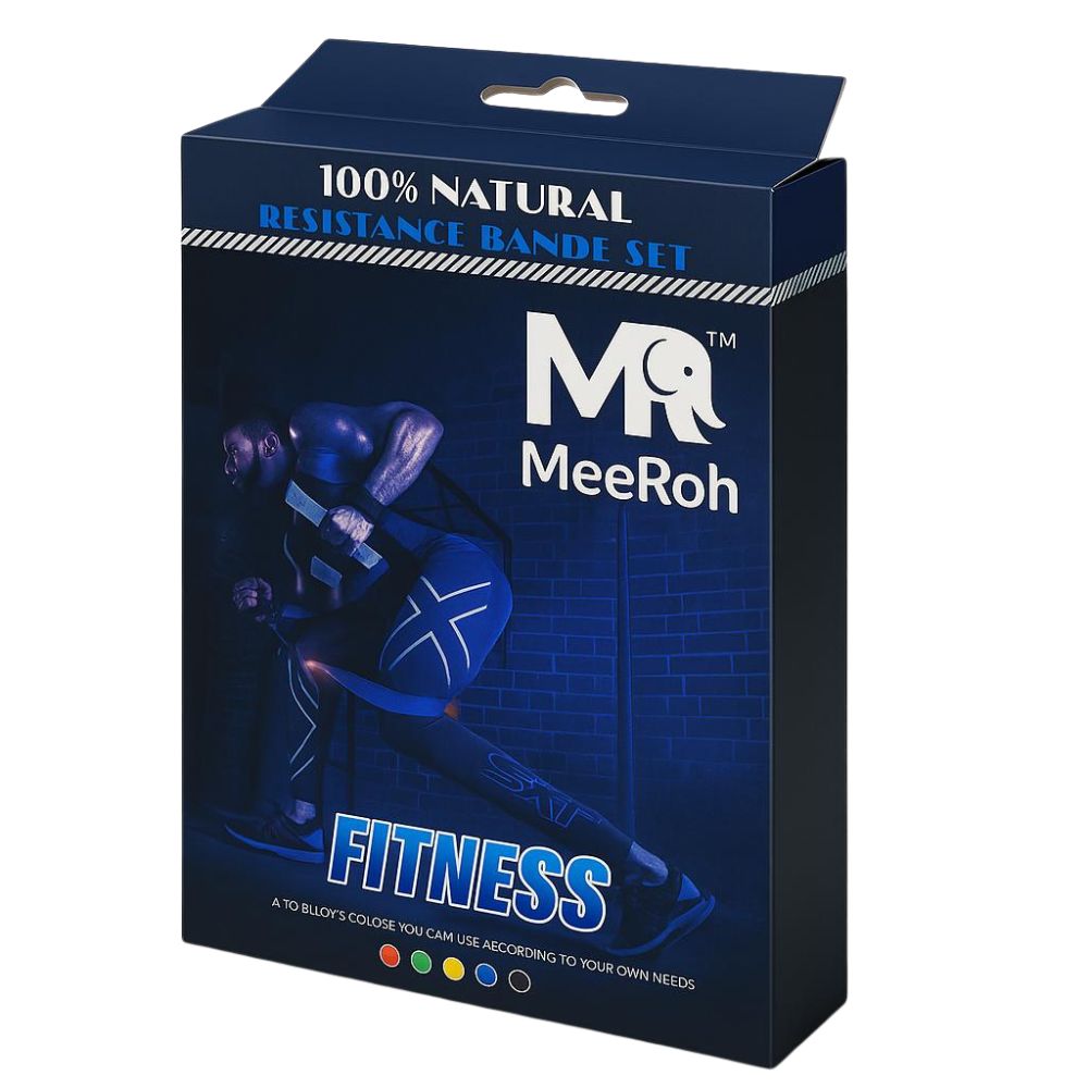 MeeRoh Resistance Bands Set – 5 Levels of Premium Fitness