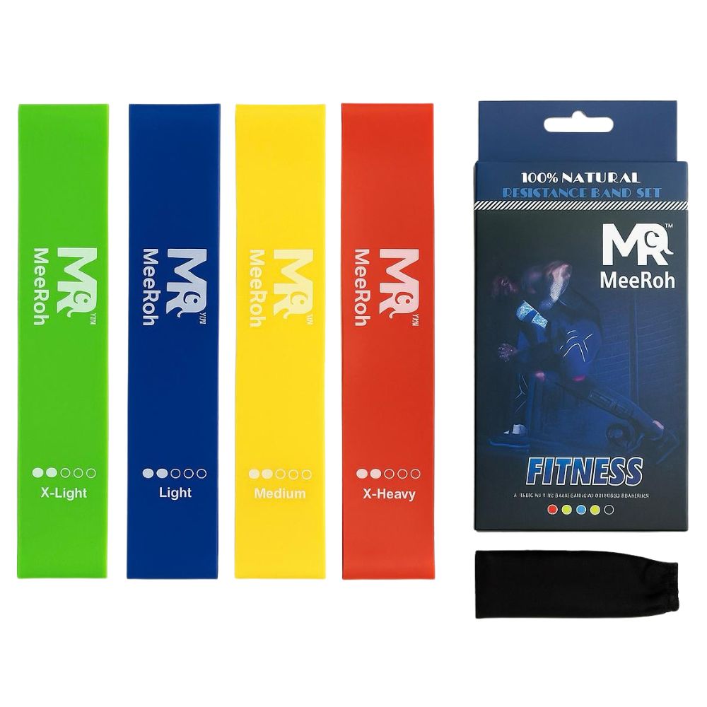 MeeRoh Resistance Bands Set – 5 Levels of Premium Fitness