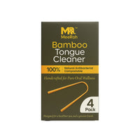 MeeRoh Premium Bamboo Tongue Scraper – Natural Freshness, Eco-Friendly Care