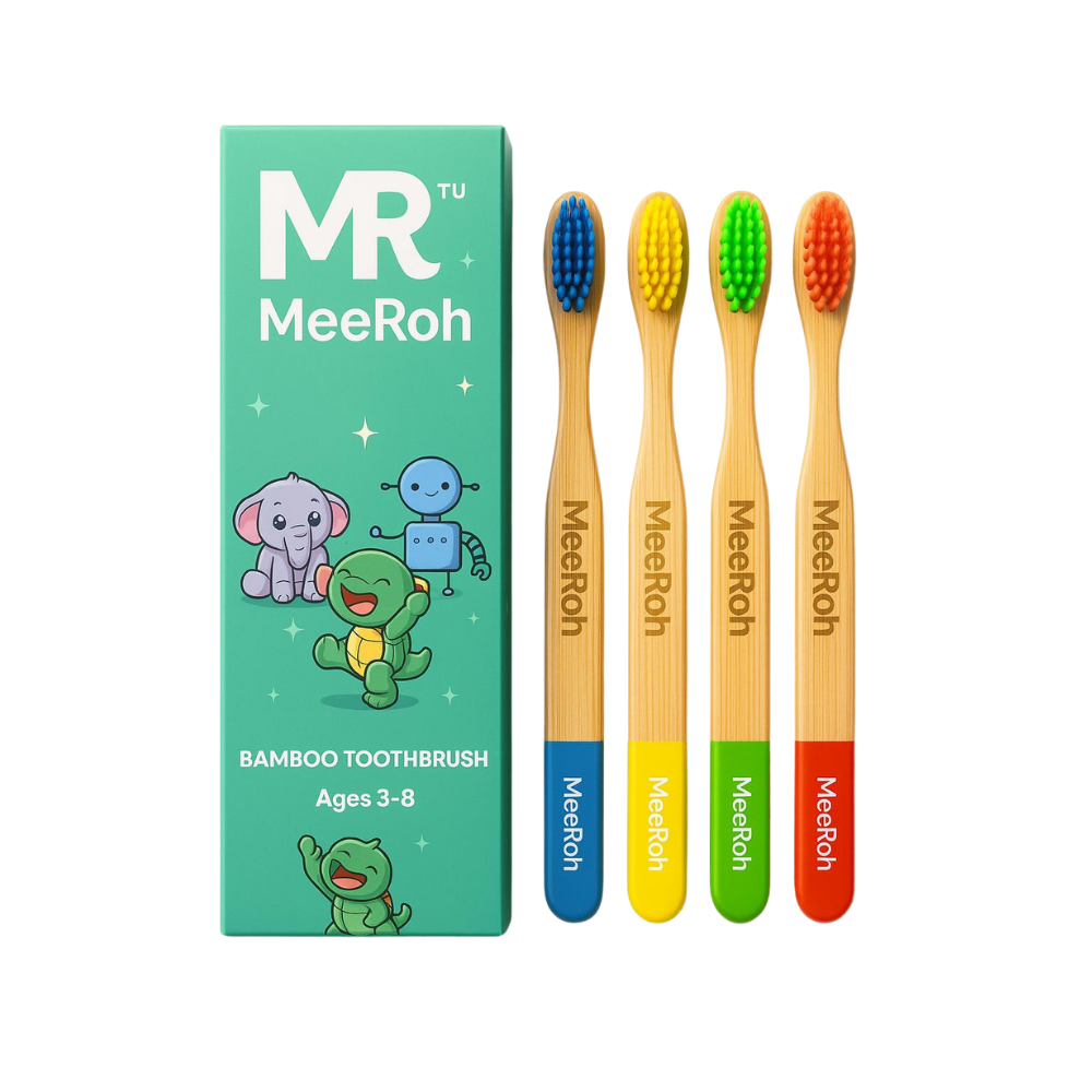 MeeRoh™ Kids’ Bamboo Toothbrush