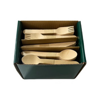 MeeRoh Premium Wooden Disposable Cutlery – Natural Elegance in Every Meal